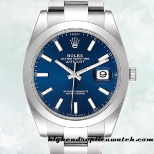 High End Replica Rolex Datejust m126300-0001 Men's Rolex Calibre 2836/2813 Hands and Markers