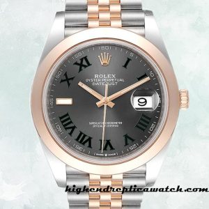 High End Replica Rolex Datejust m126301-0016 Rolex Calibre 2836/2813 Men's 15mm Silver-tone