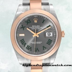 High End Replica Rolex Datejust Men's Rolex Calibre 2836/2813 m126301-0015 15mm Silver-tone