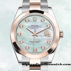High End Replica Rolex Datejust m126301-0013 Men's Rolex Calibre 2836/2813 White Mother of Pearl Dial /