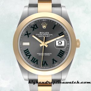 High End Replica Rolex Datejust Rolex Calibre 2836/2813 m126303-0019 Men's Grey Dial Automatic