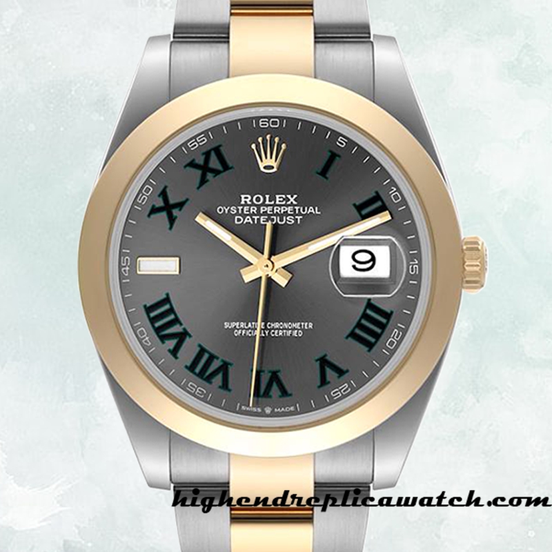 High End Replica Rolex Datejust Rolex Calibre 2836/2813 m126303-0019 Men's Grey Dial Automatic