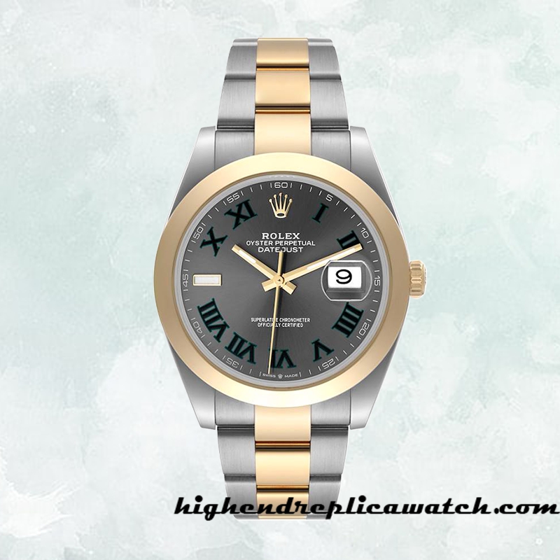 High End Replica Rolex Datejust Rolex Calibre 2836/2813 m126303-0019 Men's Grey Dial Automatic - Image 2