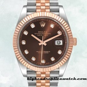 High End Replica Rolex Datejust Rolex Calibre 2836/2813 Men's m126331-0004 / Chocolate Dial