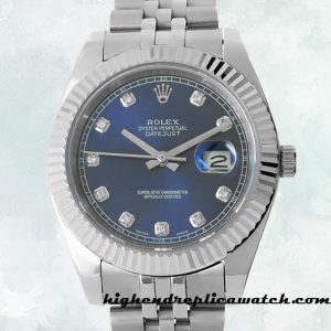 High End Replica Rolex Datejust Men's Rolex Calibre 2836/2813 126334BLDJ Blue Dial