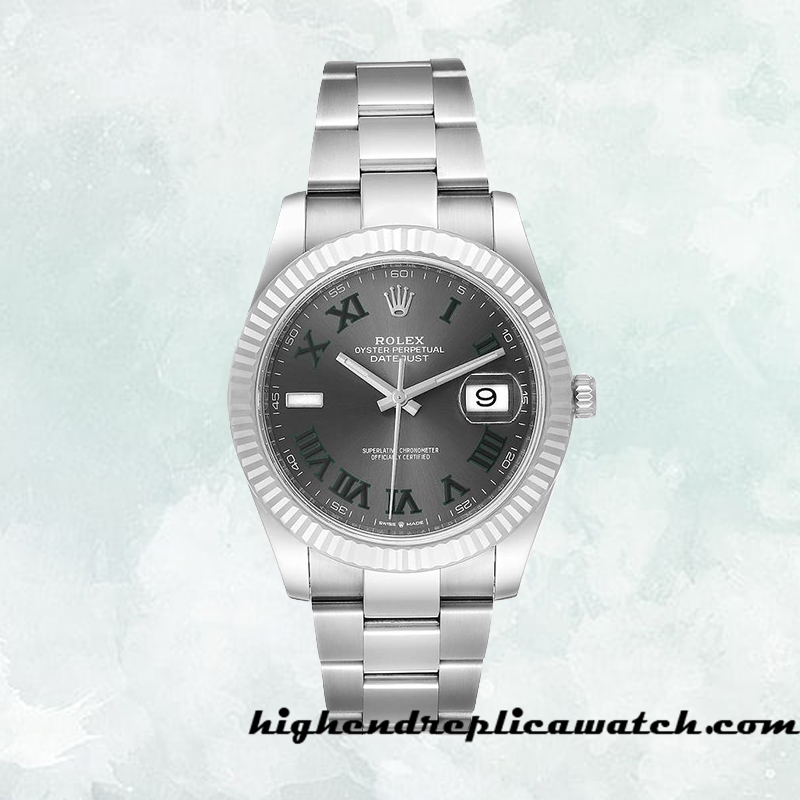 High End Replica Rolex Datejust Rolex Calibre 2836/2813 m126334-0021 Men's Silver-tone - Image 2