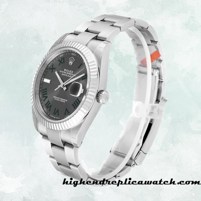 High End Replica Rolex Datejust Rolex Calibre 2836/2813 m126334-0021 Men's Silver-tone - Image 3