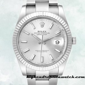 High End Replica Rolex Datejust Men's 126334SSO Rolex Calibre 2836/2813 Silver-tone