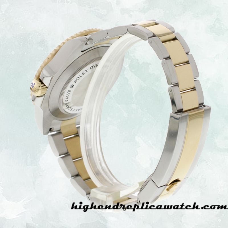 High End Replica Rolex Sea-Dweller Rolex Calibre 2836/2813 Men's m126603-0001 Black Dial Gold-tone - Image 4