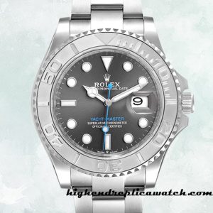 High End Replica Rolex Yacht-master m126622-0001 Men's Rolex Calibre 2836/2813 Silver-tone