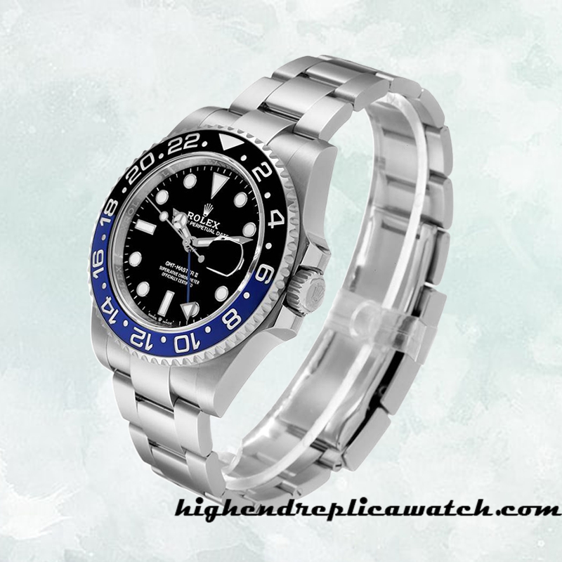 High End Replica Rolex Gmt Master Ii Rolex Calibre 2836/2813 m126710blnr-0003 Men's Hands and Markers Black Dial - Image 3