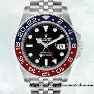 High End Replica Rolex Gmt Master Ii Rolex Calibre 2836/2813 m126710blro-0002 Men's Silver-tone