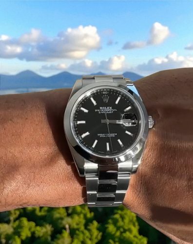 High End Replica Rolex Datejust Men's 116200BKSJ Rolex Calibre 2836/2813 Black Dial Automatic photo review