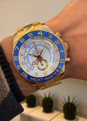 High End Replica Rolex Yacht-master 116688-78218 Men's Rolex Calibre 2836/2813 Gold-tone 15mm photo review