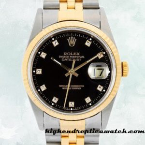 High End Replica Rolex Datejust 16233BKDJ Rolex Calibre 2836/2813 Men's 12mm