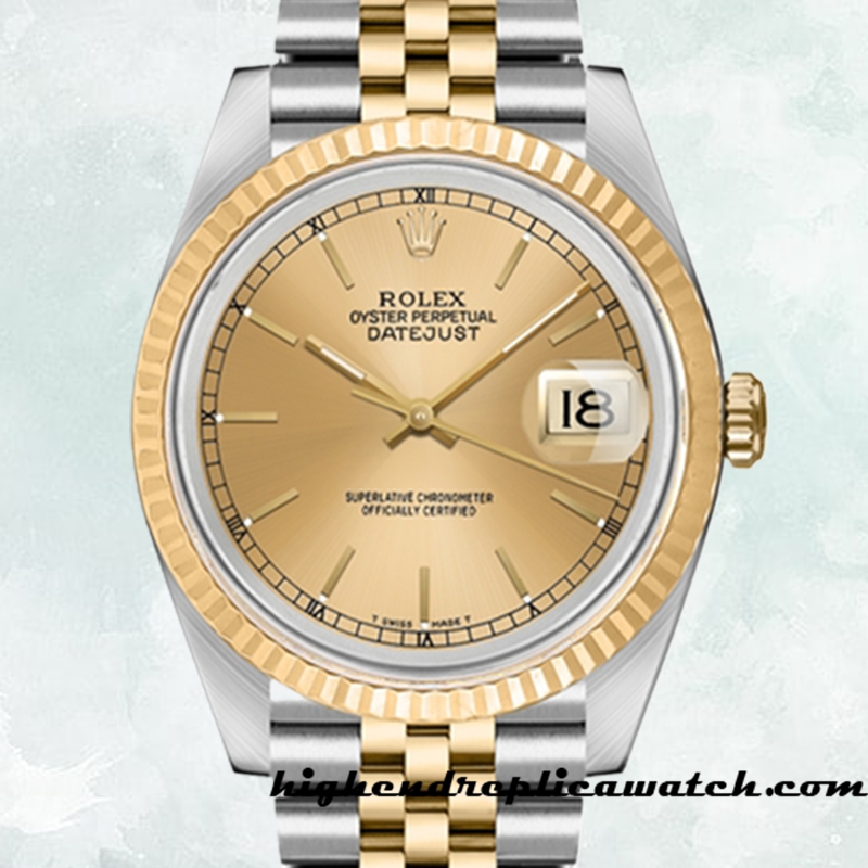 High End Replica Rolex Datejust Men's 16233CSJ Rolex Calibre 2836/2813 Automatic 12mm