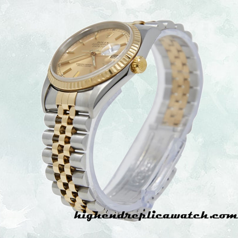 High End Replica Rolex Datejust Men's 16233CSJ Rolex Calibre 2836/2813 Automatic 12mm - Image 3