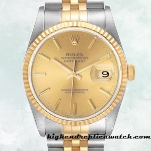 High End Replica Rolex Datejust 16233CSJ Rolex Calibre 2836/2813 Men's Two-tone Automatic