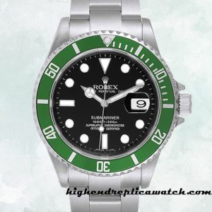 High End Replica Rolex Submariner Rolex Calibre 2836/2813 16610LV Men's Silver-tone 15mm
