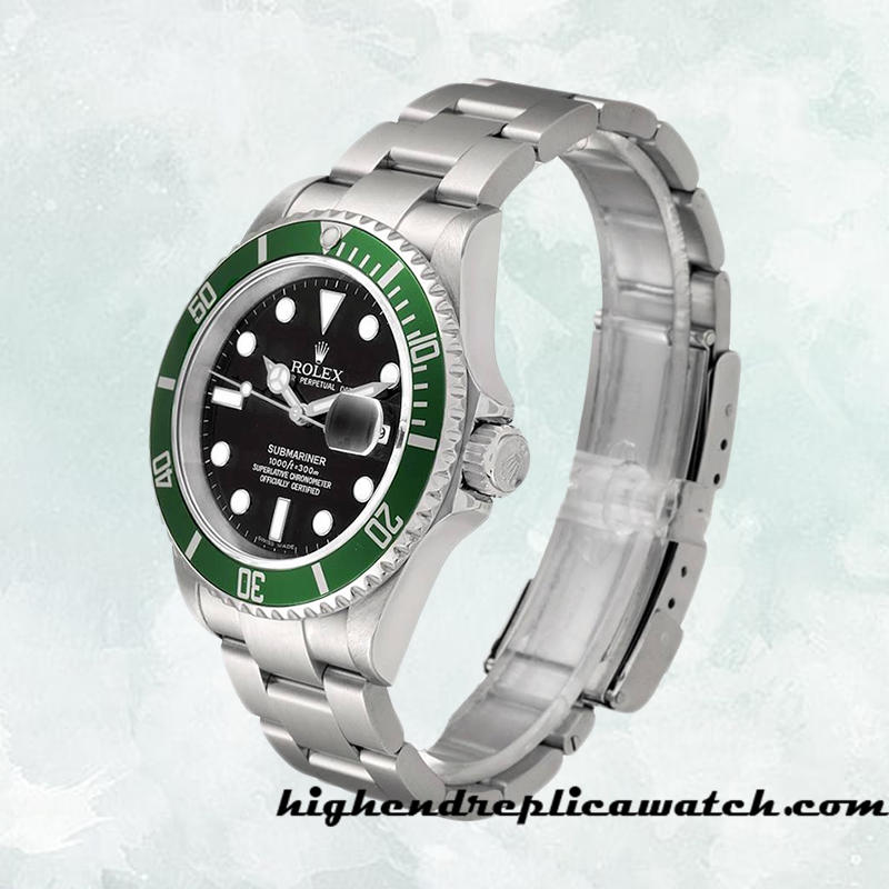 High End Replica Rolex Submariner Rolex Calibre 2836/2813 16610LV Men's Silver-tone 15mm - Image 3