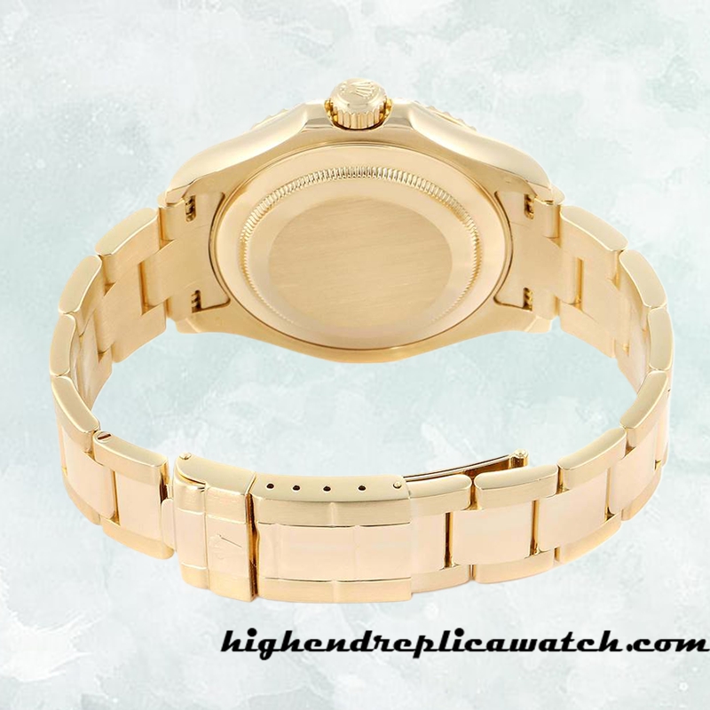 High End Replica Rolex Yacht-master Rolex Calibre 2836/2813 16628BLSO Men's Blue Dial - Image 4