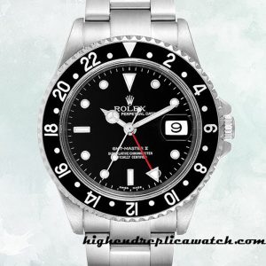 High End Replica Rolex Gmt Master Ii Rolex Calibre 2836/2813 16710BKSO Men's Hands and Markers