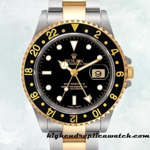 High End Replica Rolex Gmt Master Asian Movement 16713BKSO Men's Black Dial