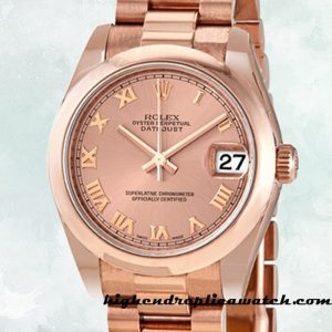 High End Replica Rolex Datejust 178245RRP Rolex Calibre 2671/Mingzhu Engine Ladies Rose Gold-tone