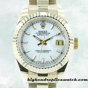 High End Replica Rolex Datejust Ladies 178278WSO Rolex Calibre 2671/Mingzhu Engine Gold-tone Automatic