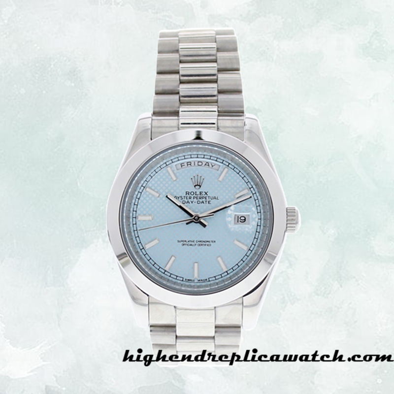 High End Replica Rolex Day-date m228206-0004 Men's Rolex Calibre 2836/2813 Silver-tone - Image 2