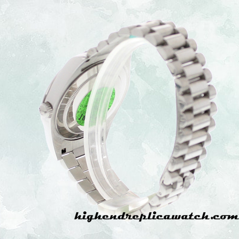 High End Replica Rolex Day-date m228206-0004 Men's Rolex Calibre 2836/2813 Silver-tone - Image 4