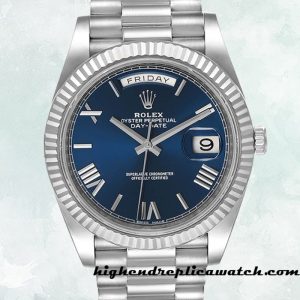 High End Replica Rolex Day-Date Men's m228239-0007 Rolex Calibre 2836/2813 Automatic Silver-tone