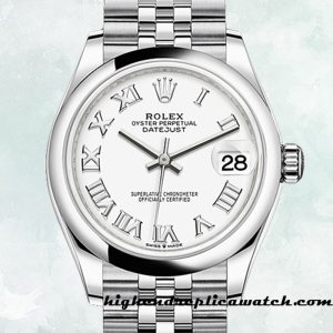High End Replica Rolex Datejust m278240-0004 Rolex Calibre 2671/Mingzhu Engine Ladies Automatic White Dial