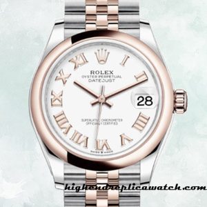 High End Replica Rolex Datejust m278241-0002 Ladies Rolex Calibre 2671/Mingzhu Engine Two-tone