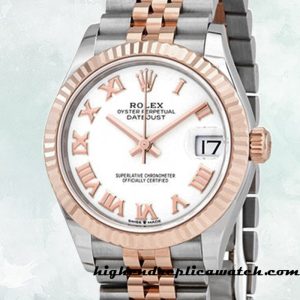 High End Replica Rolex Datejust m278271-0002 Rolex Calibre 2671/Mingzhu Engine Ladies White Dial