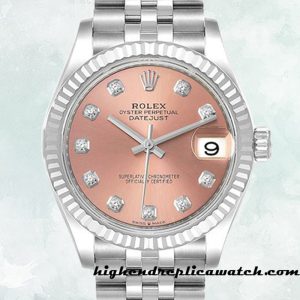 High End Replica Rolex Datejust m278274-0032 Ladies Rolex Calibre 2671/Mingzhu Engine  Pink Dial