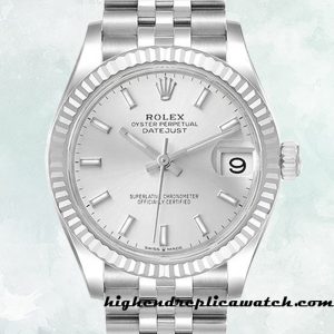 High End Replica Rolex Datejust Unisex m278274-0011 Rolex Calibre 2671/Mingzhu Engine Silver-tone