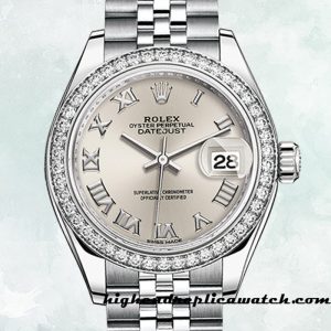 High End Replica Rolex Datejust Rolex Calibre 2671/Mingzhu Engine m279384rbr-0009 Ladies Around 11mm
