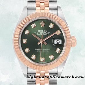 High End Replica Rolex Datejust Ladies 279171 Rolex Calibre 2671 Green Dial Automatic