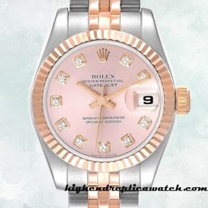 High End Replica Rolex Datejust Rolex Calibre 2671 Ladies 279171 Two-tone