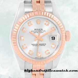High End Replica Rolex Datejust 279171 Ladies Rolex Calibre 2671 Silver Dial Around 12mm