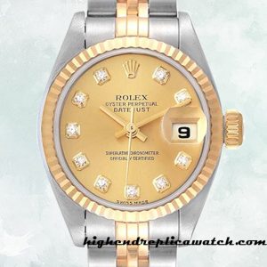 High End Replica Rolex Datejust Ladies Rolex Calibre 2671 279173 Champagne Dial