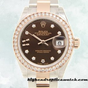 High End Replica Rolex Datejust Rolex Calibre 2671 Ladies m279381rbr-0004 Two-tone