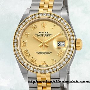 High End Replica Rolex Datejust Ladies m279383rbr-0009 Rolex Calibre 2671/Mingzhu Engine Automatic