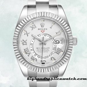 High End Replica Rolex Sky-dweller 326939-72419 Men's Rolex Calibre 9015/Mingzhu Engine Automatic