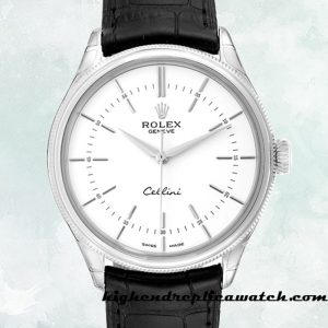 High End Replica Rolex Cellini Rolex Calibre 2836/2813 m50509-0016 Men's Black-tone