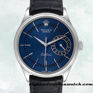 High End Replica Rolex Cellini m50519-0011 Men's Rolex Calibre 2836/2813 Blue Dial