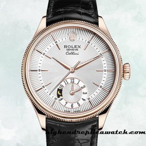 High End Replica Rolex Cellini Men's Rolex Calibre 9015/Mingzhu Engine m50525-0009 Automatic Black