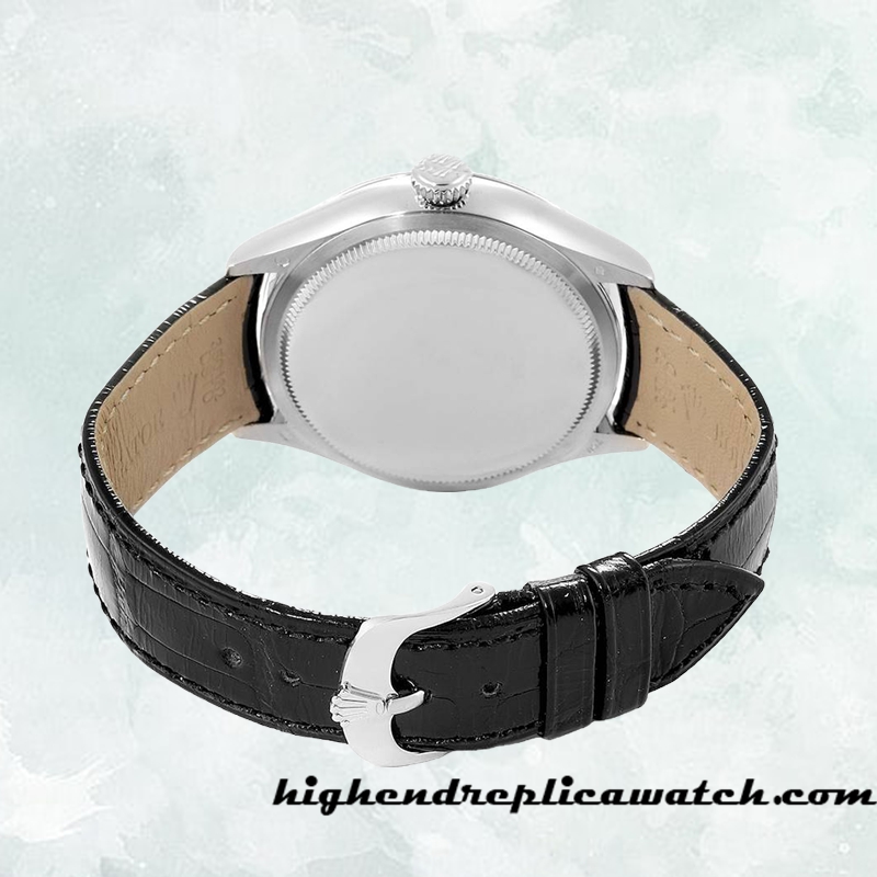 High End Replica Rolex Cellini Rolex Calibre 9015/Mingzhu Engine Men's m50529-0007 Black Dial - Image 4
