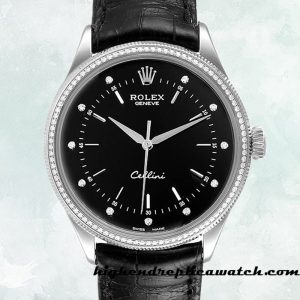 High End Replica Rolex Cellini Rolex Calibre 2836/2813 m50609rbr-0007 Men's Black Dial